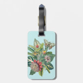 Tropisches Paradies Gepäckanhänger (Rückseite vertikal)