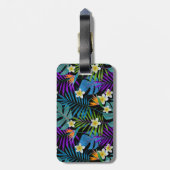 Tropisches Paradies Gepäckanhänger (Rückseite vertikal)
