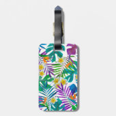 Tropisches Paradies Gepäckanhänger (Rückseite vertikal)