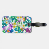 Tropisches Paradies Gepäckanhänger (Rückseite horizontal)