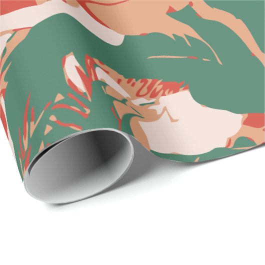 Tropisches Paradies Geschenkpapier (Rolleneckpunkt)