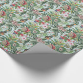 Tropisches Paradies Geschenkpapier (Ecke)