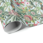 Tropisches Paradies Geschenkpapier (Rolleneckpunkt)