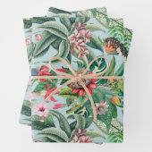 Tropisches Paradies Geschenkpapier Set (Beispiel)