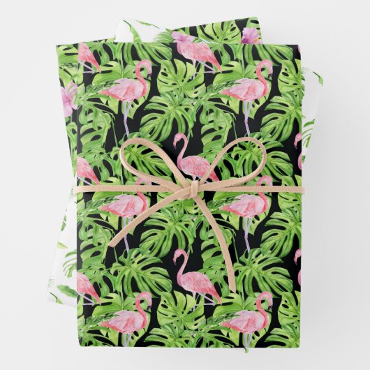 Tropisches Paradies Geschenkpapier Set (Beispiel)