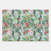 Tropisches Paradies Geschenkpapier Set (Vorderseite 2)