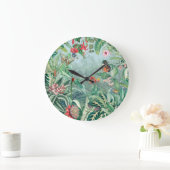 Tropisches Paradies Große Wanduhr (Zuhause)