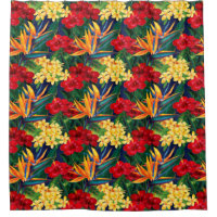Tropisches Paradies Hawaiian Floral Aloha Shirt