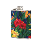 Tropisches Paradies Hawaiian Floral Flask Flachmann (Links)