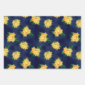 Tropisches Paradies Hawaiian Floral Kleines Trio Geschenkpapier Set (Vorderseite 2)