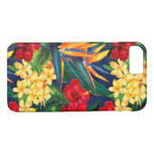 Tropisches Paradies Hawaiian Floral Vertikal Case-Mate iPhone Hülle (Rückseite (Horizontal))