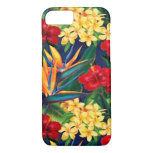 Tropisches Paradies Hawaiian Floral Vertikal Case-Mate iPhone Hülle