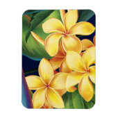 Tropisches Paradies Hawaiian Plumeria Magnet (Vertikal)