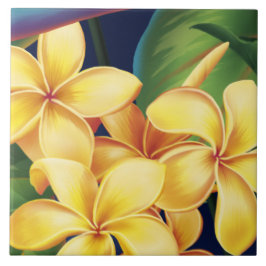 Tropisches Paradies Hawaiian Plumeria Tiles & Triv Fliese