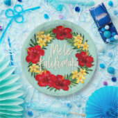 Tropisches Paradies Hawaiianischer Urwald Pappteller (Party)