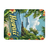 Tropisches Paradies: Hawaiis Küstenblut Magnet (Horizontal)