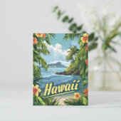 Tropisches Paradies: Hawaiis Küstenblut Postkarte (Stehend Vorderseite)