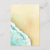 Tropisches Paradies | HOCHZEIT IN URLAUBSORT EMPFA Begleitkarte (Rückseite)