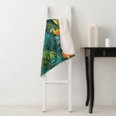 Tropisches Paradies-Jungle-Muster Sherpadecke (Beispiel)