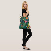 Tropisches Paradies-Jungle-Muster Tasche (Am Model)