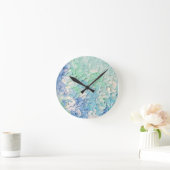 Tropisches Paradies Kaffeetasse Runde Wanduhr (Zuhause)