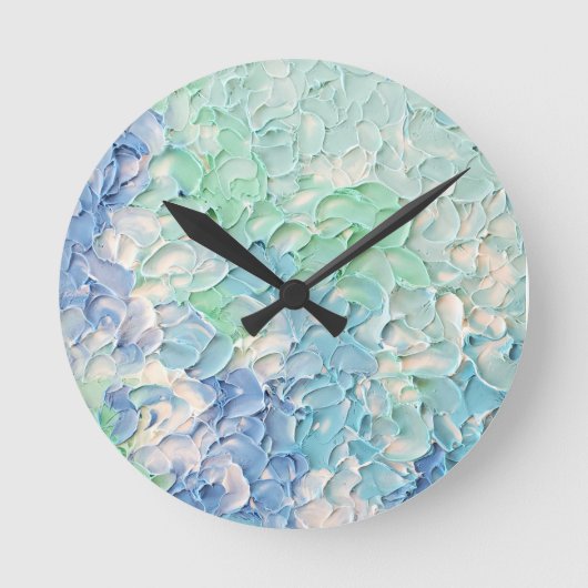 Tropisches Paradies Kaffeetasse Runde Wanduhr (Vorderseite)