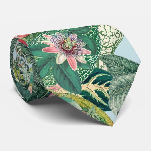 Tropisches Paradies Krawatte (Gerollt)