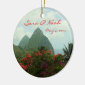 Tropisches Paradies-kundengerechte Keramik Ornament (Links)