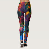 Tropisches Paradies Leggings (Rückseite)