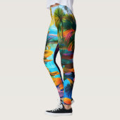 Tropisches Paradies Leggings (Links)