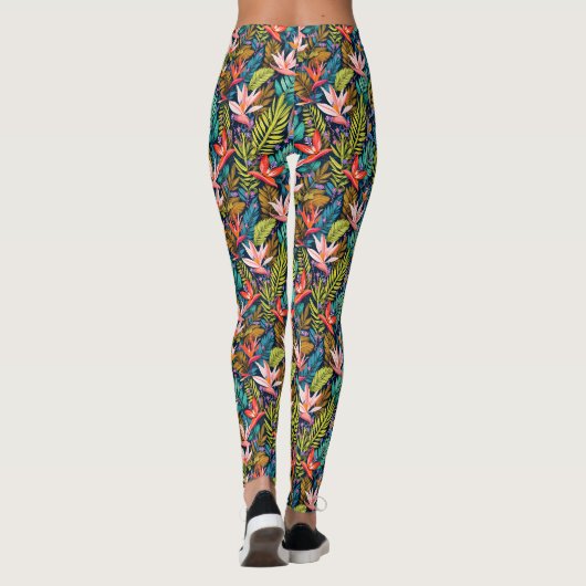 Tropisches Paradies Leggings (Rückseite)