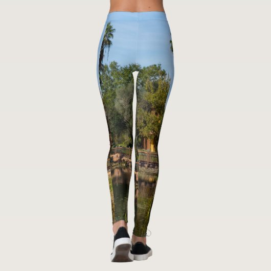Tropisches Paradies Leggings (Rückseite)