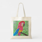 Tropisches Paradies Macaw Tragetasche (Rückseite)