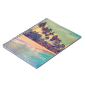 Tropisches Paradies: Meer, Hotel, Strand. Notizblock (Linke Seite)