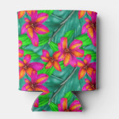 Tropisches Paradies, Muster Dosenkühler (Rückseite)