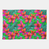 Tropisches Paradies, Muster Geschirrtuch (Horizontal)