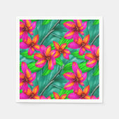 Tropisches Paradies, Muster Serviette (Vorderseite)