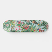 Tropisches Paradies Muster Skateboard (Horizontal)