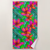 Tropisches Paradies, Muster Strandtuch (Vorderseite)