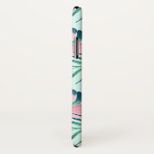 Tropisches Paradies-Palmblatt u. rosa Case-Mate iPhone Hülle (Hinten/Rechts)