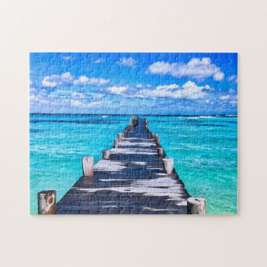 TROPISCHES PARADIES PIER JIGSAW PUZZLE (Horizontal)