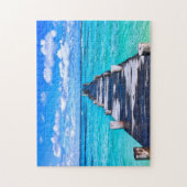 TROPISCHES PARADIES PIER JIGSAW PUZZLE (Vertikal)