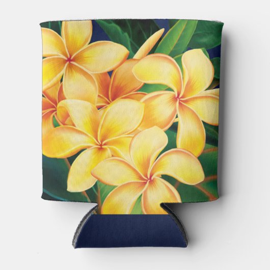 Tropisches Paradies Plumeria Hawaiian Dosenkühler (Vorderseite)
