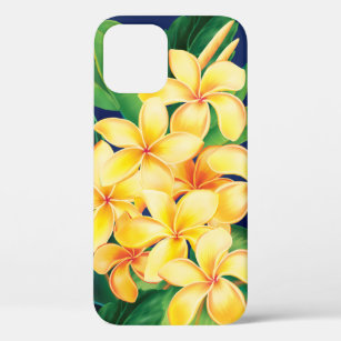 Tropisches Paradies Plumeria Hawaiian Illustration Case-Mate iPhone Hülle