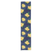 Tropisches Paradies Plumeria Hawaiian Kurzer Tischläufer (Vorderseite)