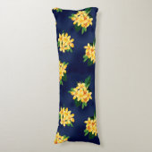 Tropisches Paradies Plumeria Hawaiian Seitenschläferkissen (Vorderseite Vertikal)