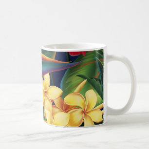 Tropisches Paradies Plumeria Tasse