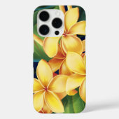 Tropisches Paradies Plumeria Trio Case-Mate iPhone Hülle (Rückseite)