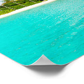 Tropisches Paradies Poster (Ecke)