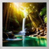 Tropisches Paradies Poster (Vorne)